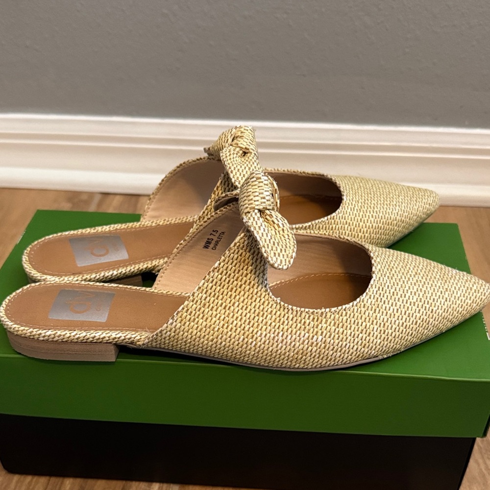 DV by Dolce Vita Raffia Bow Flats - Picture 5 of 6